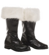 Leather boots - faux leather
