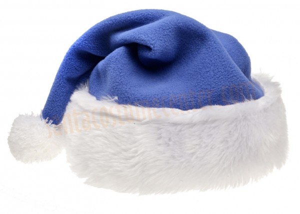 blue Santa's hat