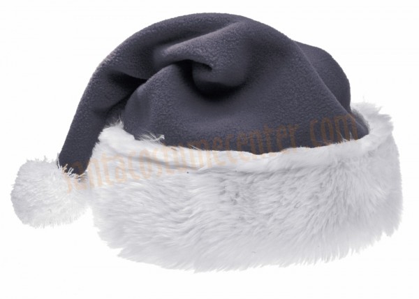 gray Santa's hat