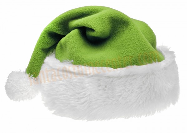 olive Santa's hat