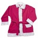 deep pink Santa jacket