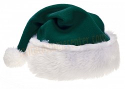 evergreen Santa's hat