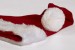fleece Santa hat with white fur - zoom