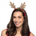 Golden Reindeer Antlers Headband