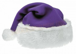 lilac Santa's hat