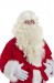 long cream Santa beard and wig set