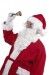 Santa in his fleece suit ringing the bell