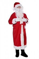 Santa fleece suit with coat