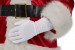 white gloves and Santa velour suit Super Deluxe