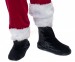 boot covers with velour Santa suit