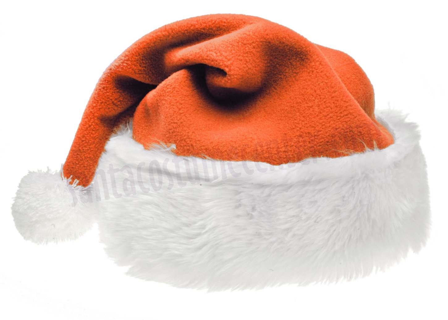 orange christmas hat